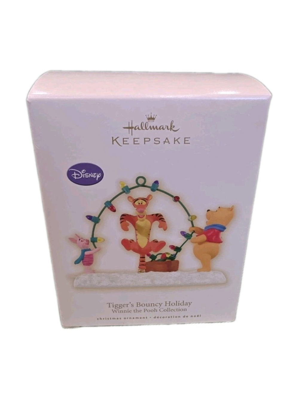 Hallmark Keepsake 2009 Tigger's Bouncy Holiday Disney Winnie Pooh Ornament Box